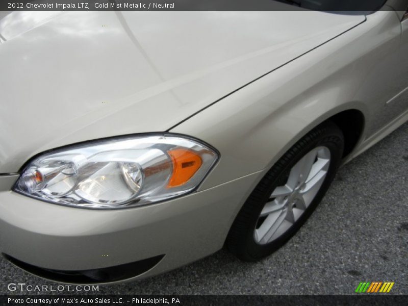 Gold Mist Metallic / Neutral 2012 Chevrolet Impala LTZ