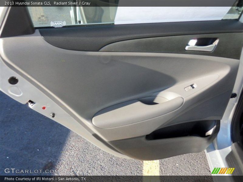 Radiant Silver / Gray 2013 Hyundai Sonata GLS