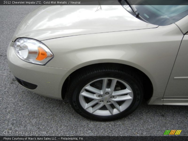 Gold Mist Metallic / Neutral 2012 Chevrolet Impala LTZ