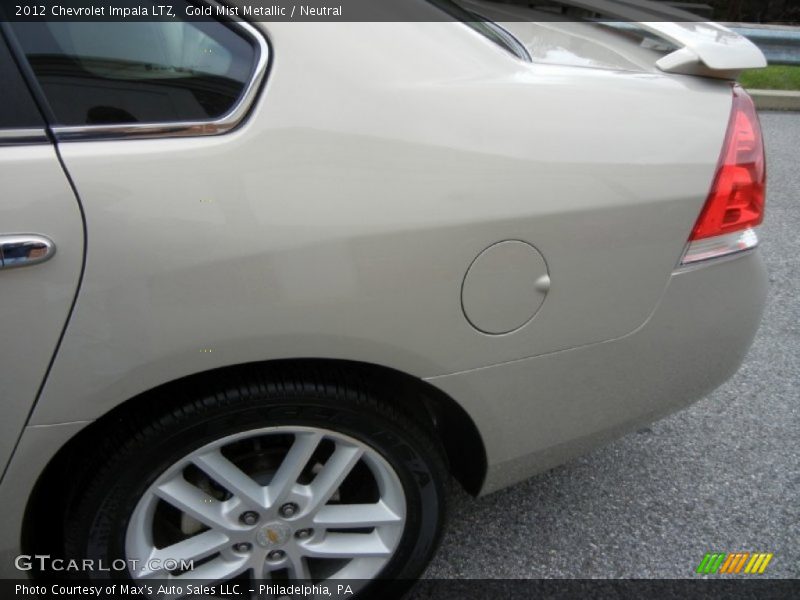 Gold Mist Metallic / Neutral 2012 Chevrolet Impala LTZ