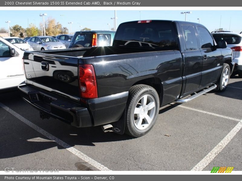 Black / Medium Gray 2003 Chevrolet Silverado 1500 SS Extended Cab AWD