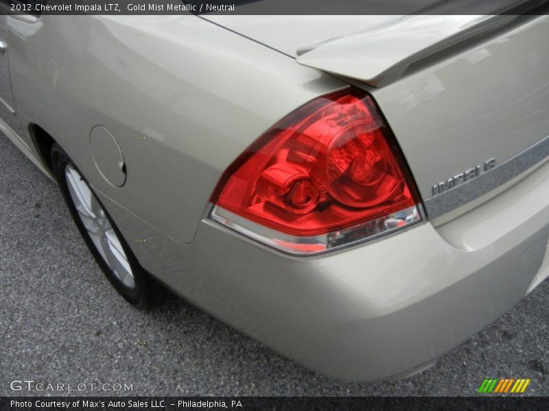Gold Mist Metallic / Neutral 2012 Chevrolet Impala LTZ