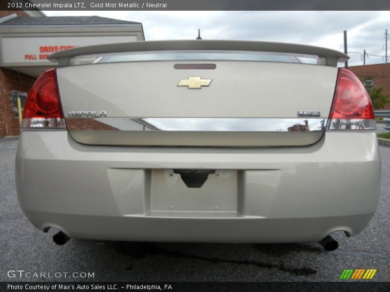 Gold Mist Metallic / Neutral 2012 Chevrolet Impala LTZ