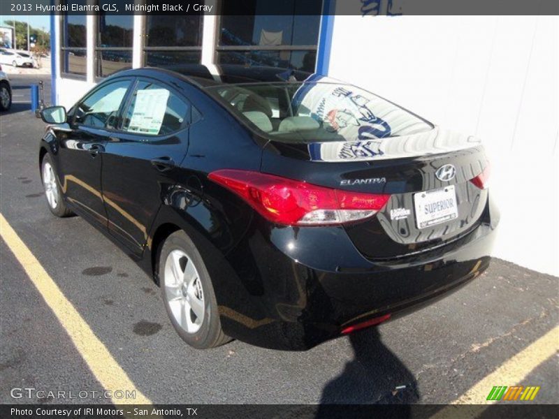 Midnight Black / Gray 2013 Hyundai Elantra GLS