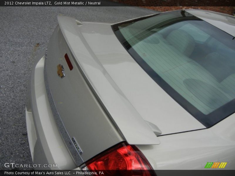 Gold Mist Metallic / Neutral 2012 Chevrolet Impala LTZ
