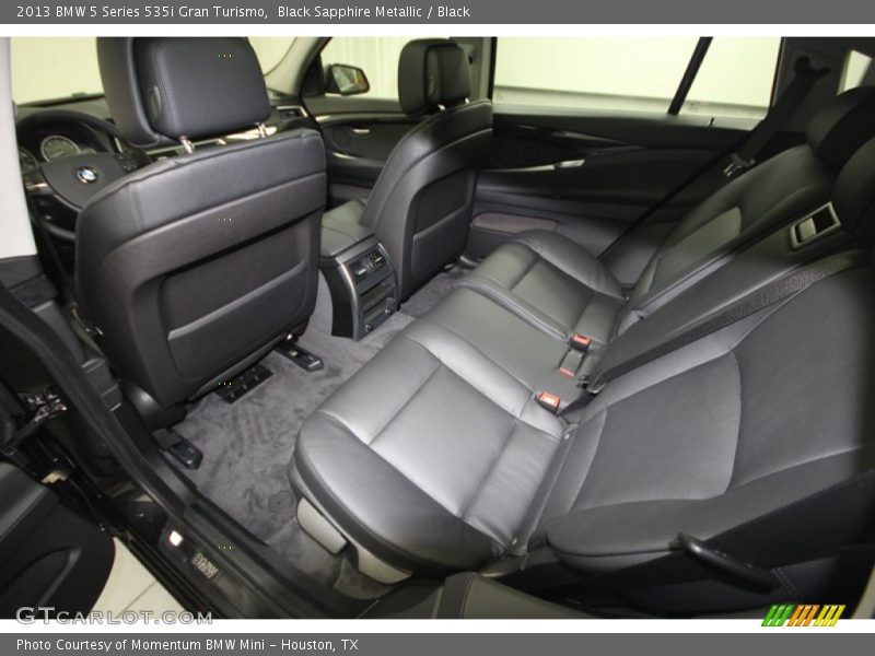 Rear Seat of 2013 5 Series 535i Gran Turismo