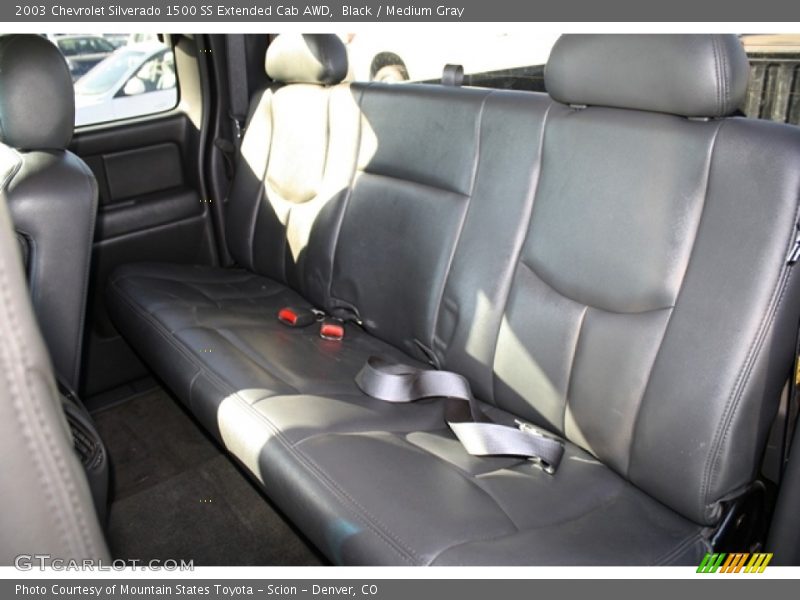 Black / Medium Gray 2003 Chevrolet Silverado 1500 SS Extended Cab AWD