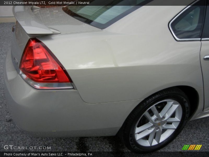 Gold Mist Metallic / Neutral 2012 Chevrolet Impala LTZ