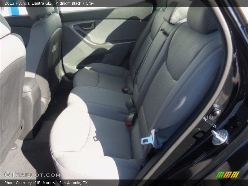Midnight Black / Gray 2013 Hyundai Elantra GLS