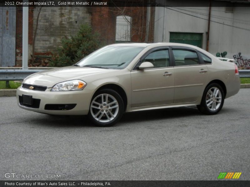 Gold Mist Metallic / Neutral 2012 Chevrolet Impala LTZ