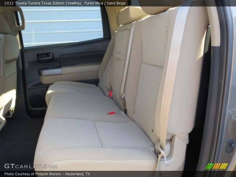 Rear Seat of 2013 Tundra Texas Edition CrewMax