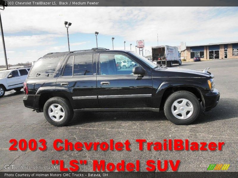 Black / Medium Pewter 2003 Chevrolet TrailBlazer LS