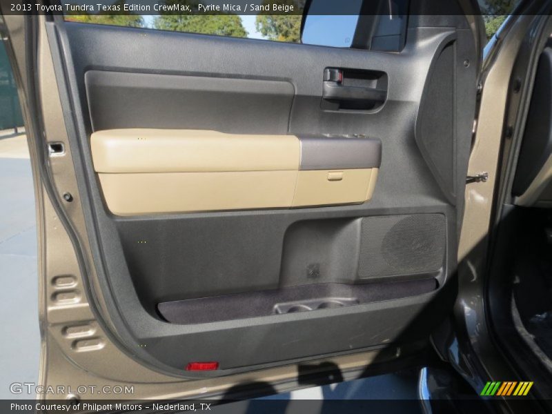 Door Panel of 2013 Tundra Texas Edition CrewMax