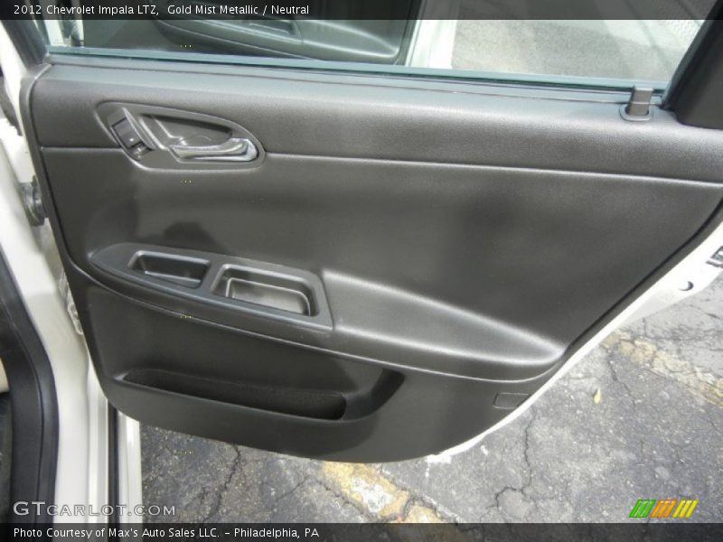 Gold Mist Metallic / Neutral 2012 Chevrolet Impala LTZ