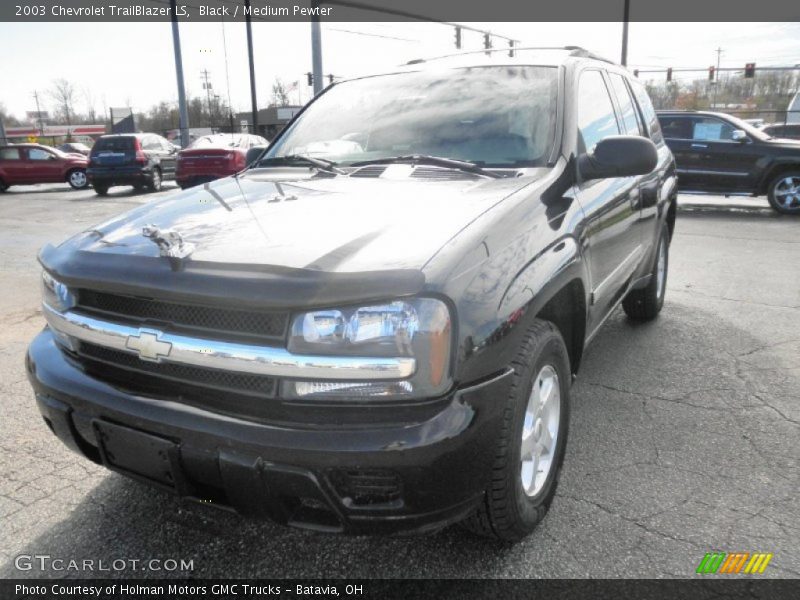 Black / Medium Pewter 2003 Chevrolet TrailBlazer LS