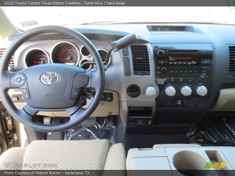Dashboard of 2013 Tundra Texas Edition CrewMax