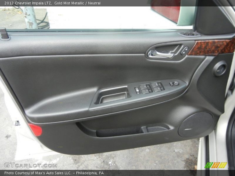 Gold Mist Metallic / Neutral 2012 Chevrolet Impala LTZ