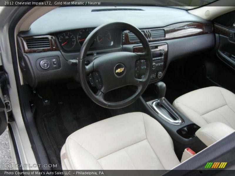 Gold Mist Metallic / Neutral 2012 Chevrolet Impala LTZ