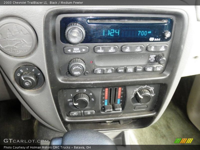 Black / Medium Pewter 2003 Chevrolet TrailBlazer LS