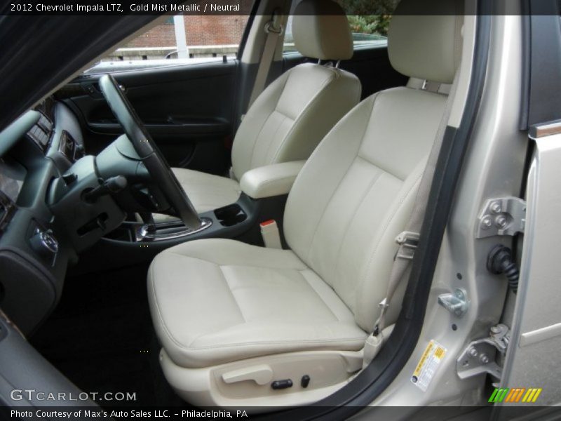 Gold Mist Metallic / Neutral 2012 Chevrolet Impala LTZ