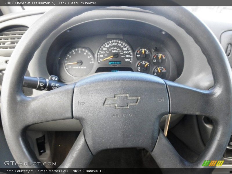 Black / Medium Pewter 2003 Chevrolet TrailBlazer LS