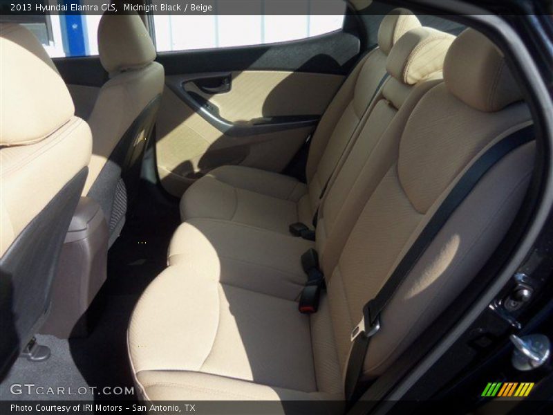 Midnight Black / Beige 2013 Hyundai Elantra GLS