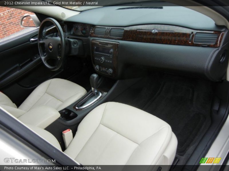Gold Mist Metallic / Neutral 2012 Chevrolet Impala LTZ