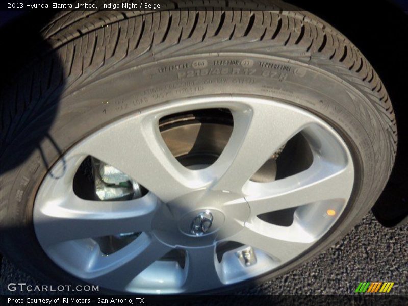 Indigo Night / Beige 2013 Hyundai Elantra Limited