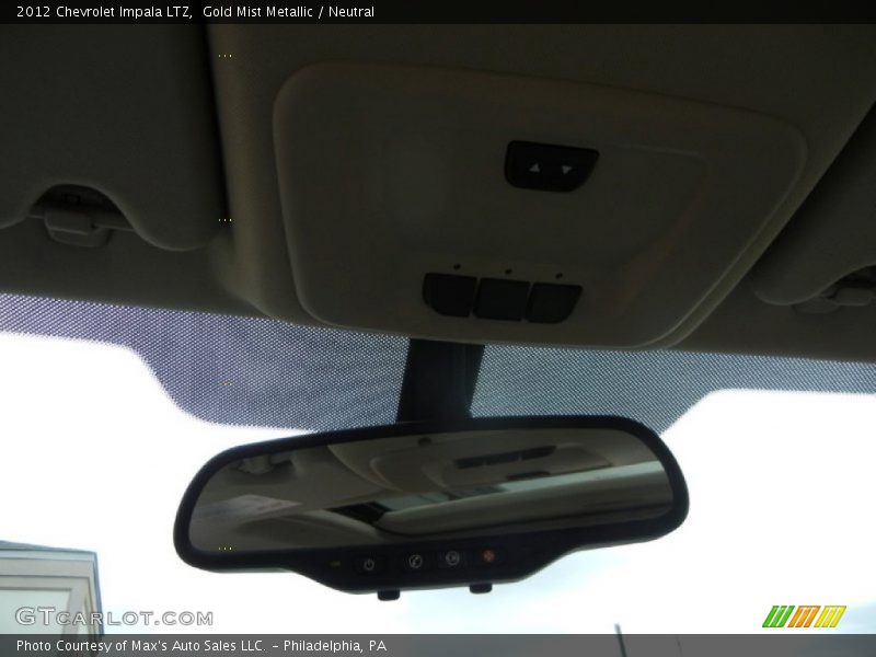 Gold Mist Metallic / Neutral 2012 Chevrolet Impala LTZ