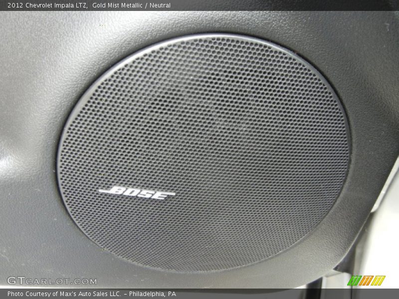 Gold Mist Metallic / Neutral 2012 Chevrolet Impala LTZ