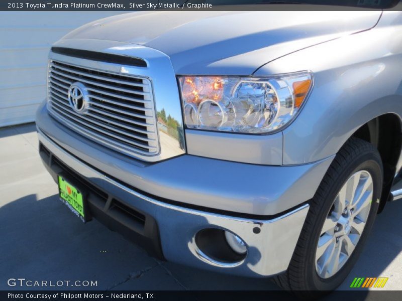 Silver Sky Metallic / Graphite 2013 Toyota Tundra Platinum CrewMax