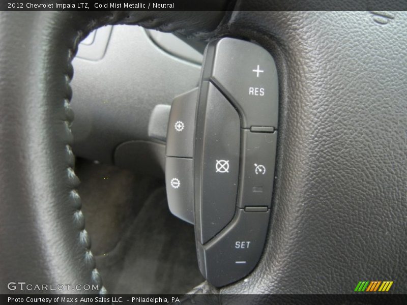 Gold Mist Metallic / Neutral 2012 Chevrolet Impala LTZ