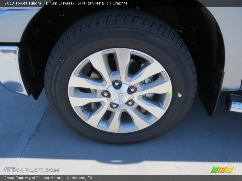 Silver Sky Metallic / Graphite 2013 Toyota Tundra Platinum CrewMax