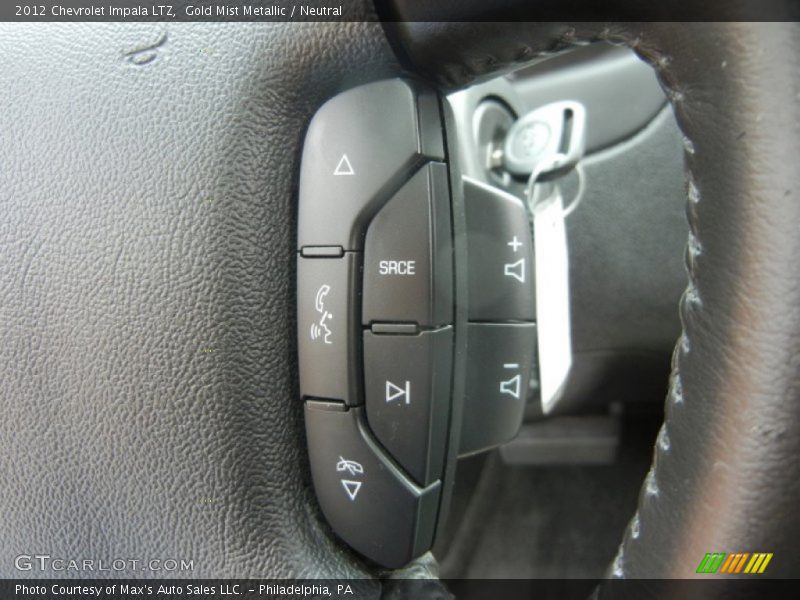 Gold Mist Metallic / Neutral 2012 Chevrolet Impala LTZ