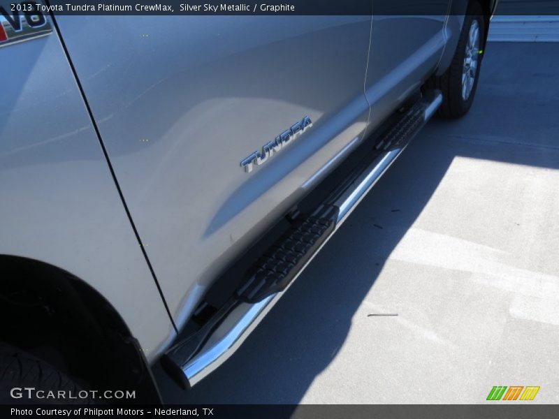 Silver Sky Metallic / Graphite 2013 Toyota Tundra Platinum CrewMax