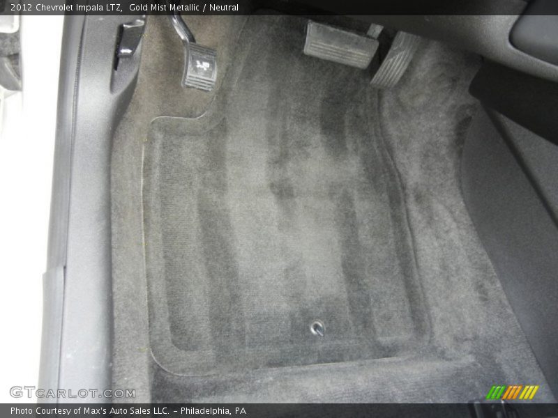 Gold Mist Metallic / Neutral 2012 Chevrolet Impala LTZ