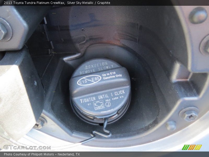 Silver Sky Metallic / Graphite 2013 Toyota Tundra Platinum CrewMax