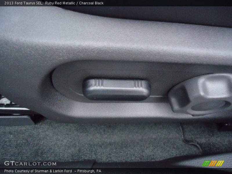 Ruby Red Metallic / Charcoal Black 2013 Ford Taurus SEL