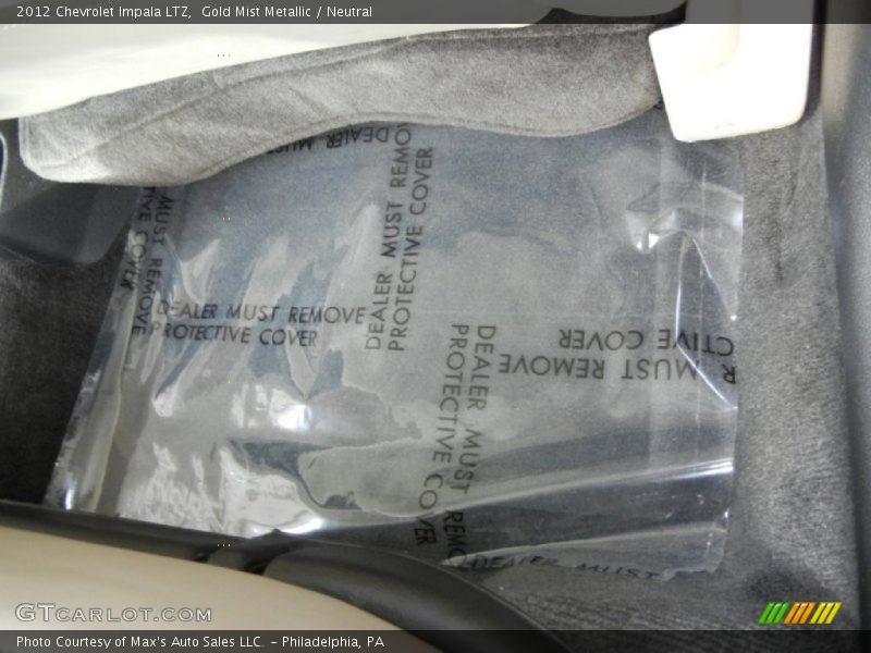 Gold Mist Metallic / Neutral 2012 Chevrolet Impala LTZ