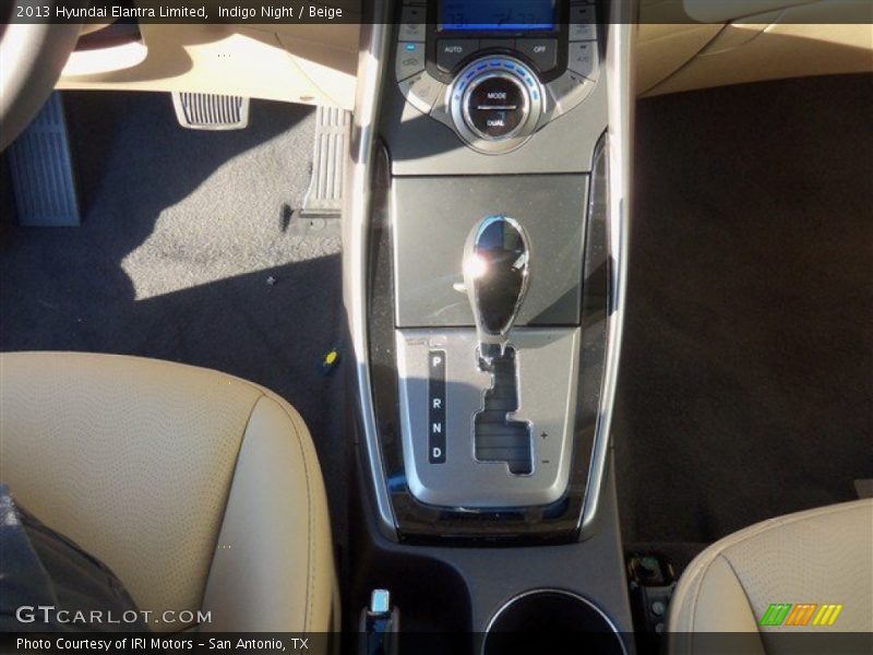 Indigo Night / Beige 2013 Hyundai Elantra Limited