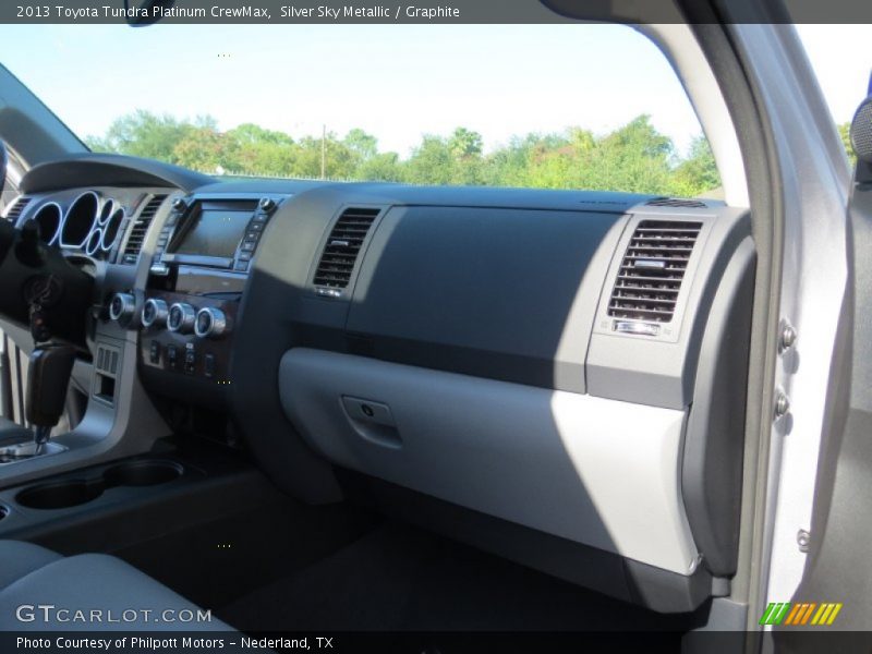 Silver Sky Metallic / Graphite 2013 Toyota Tundra Platinum CrewMax