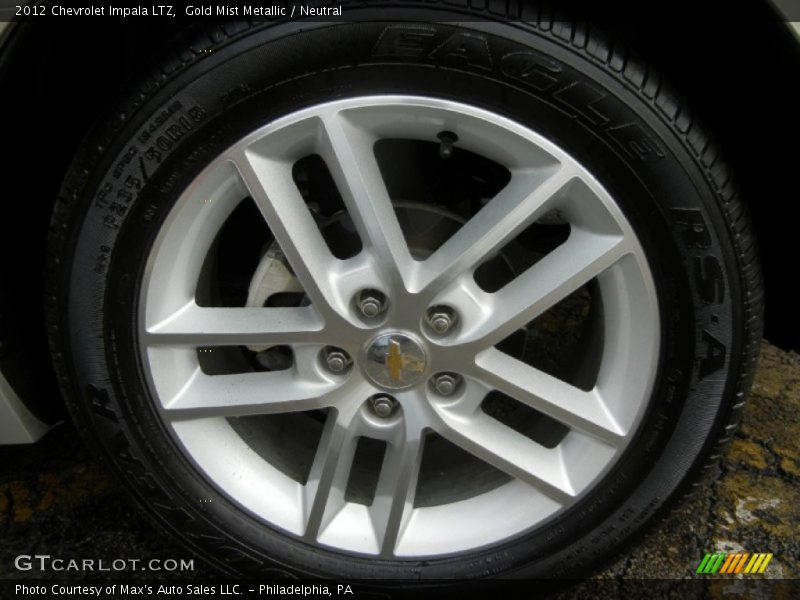 Gold Mist Metallic / Neutral 2012 Chevrolet Impala LTZ