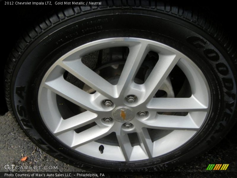 Gold Mist Metallic / Neutral 2012 Chevrolet Impala LTZ