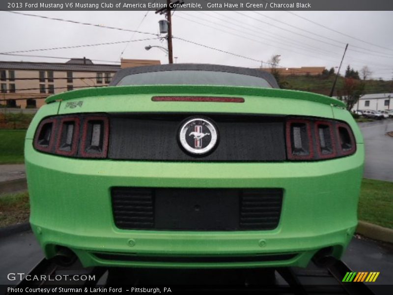  2013 Mustang V6 Mustang Club of America Edition Convertible Gotta Have It Green