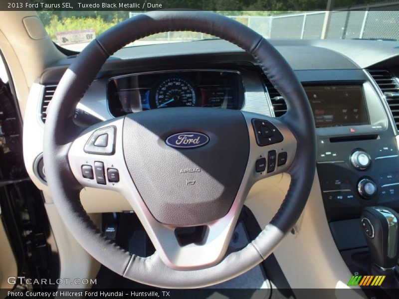 Tuxedo Black Metallic / Dune 2013 Ford Taurus SEL