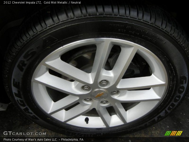 Gold Mist Metallic / Neutral 2012 Chevrolet Impala LTZ