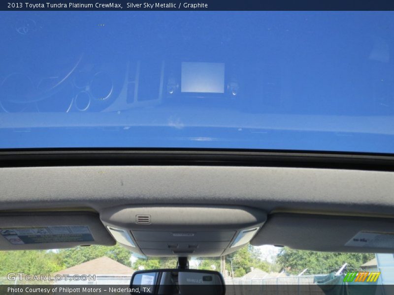 Silver Sky Metallic / Graphite 2013 Toyota Tundra Platinum CrewMax