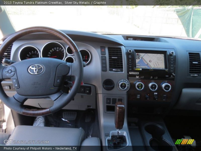 Silver Sky Metallic / Graphite 2013 Toyota Tundra Platinum CrewMax