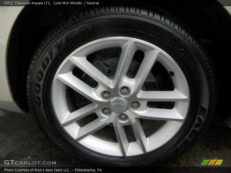 Gold Mist Metallic / Neutral 2012 Chevrolet Impala LTZ