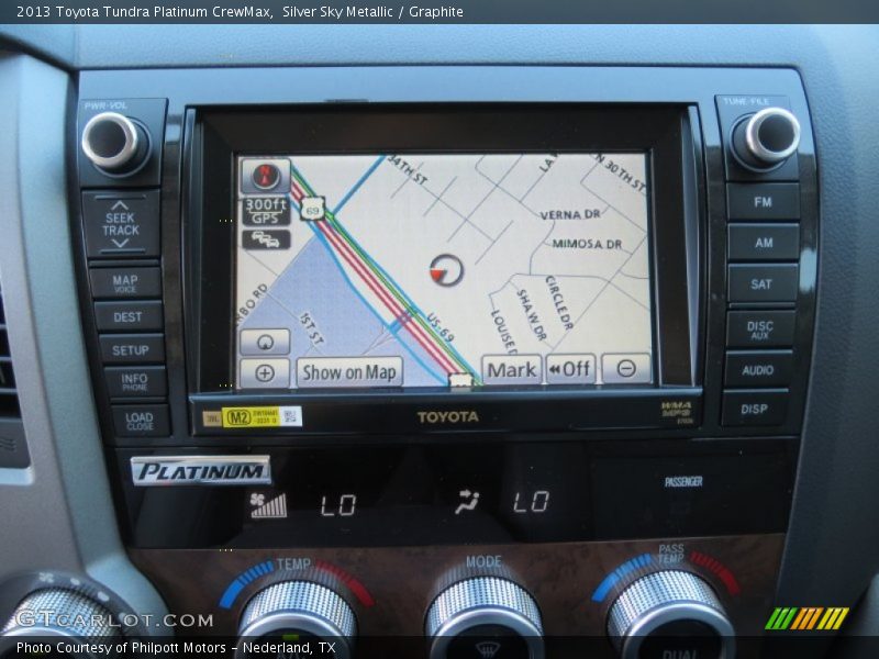 Silver Sky Metallic / Graphite 2013 Toyota Tundra Platinum CrewMax